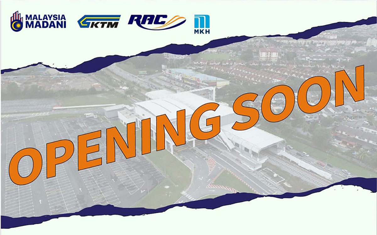 Ouverture de la station KTM Komuter Kajang 2 en mars 2023