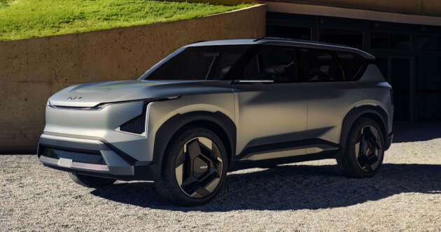 Kia Concept EV5 previews EV9’s small brother – new compact electric SUV to debut in China in 2023