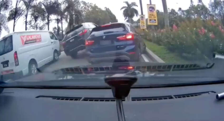 Lexus RX caught on camera crashing into six other vehicles – driver arrested, tests positive for marijuana 1584724