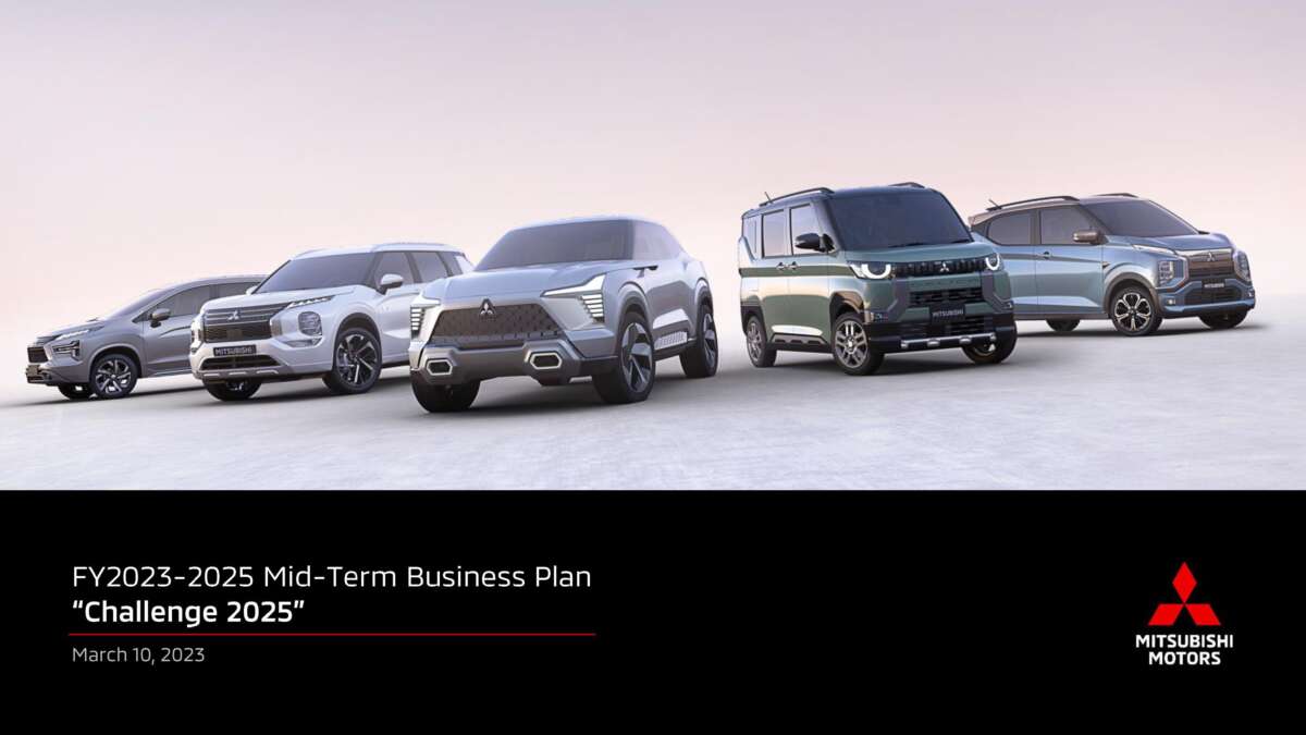 Mitsubishi Challenge 2025 business plan1 Paul Tan's Automotive News
