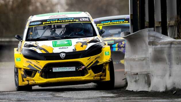Proton Iriz RX rangkul juara buat kali pertama; dominasi pus. 1 & 2 Kejuaraan Rallycross Ireland 2023!