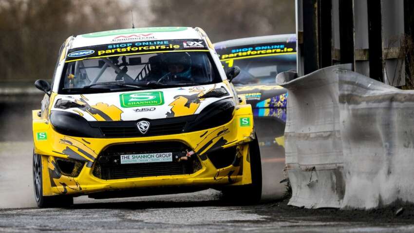 Proton Iriz RX rangkul juara buat kali pertama; dominasi pus. 1 & 2 Kejuaraan Rallycross Ireland 2023! 1588471