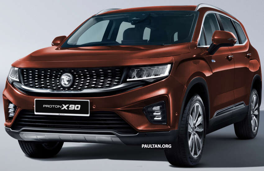 Proton X90 full details – same Geely looks, 48V hybrid, 6 or 7 seats, still no Apple CarPlay or Android Auto 1596486