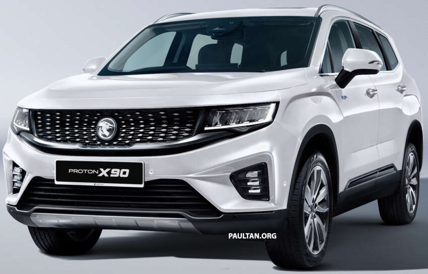 Proton X90 full details – same Geely looks, 48V hybrid, 6 or 7 seats, still no Apple CarPlay or Android Auto 1596489