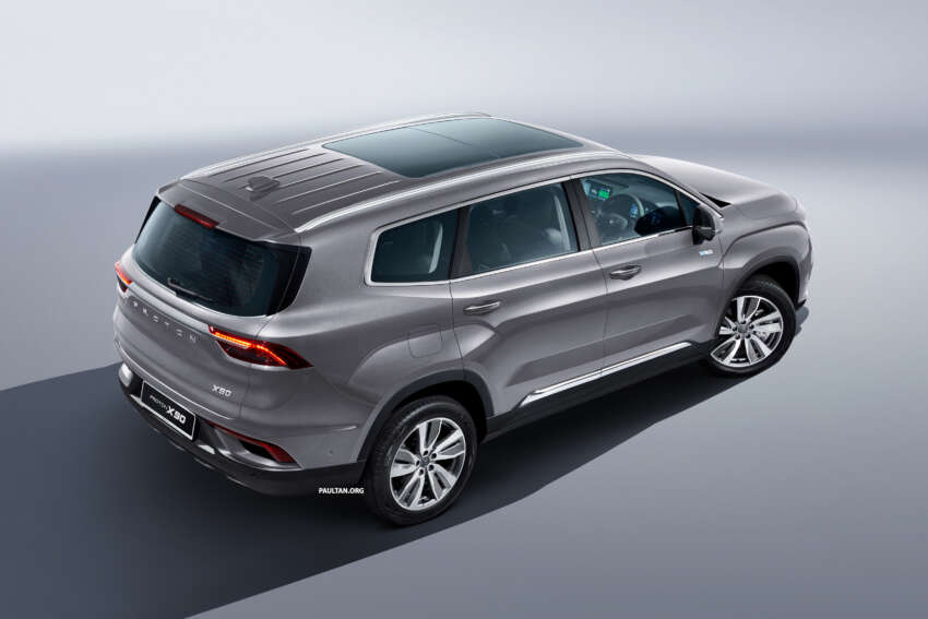 2023 Proton X90 – first official pics of the 6/7-seater SUV; 190 PS mild hybrid; 4 variants; previews in April 1596134