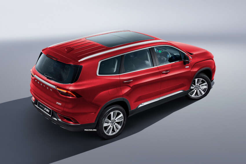 2023 Proton X90 – first official pics of the 6/7-seater SUV; 190 PS mild hybrid; 4 variants; previews in April 1596135
