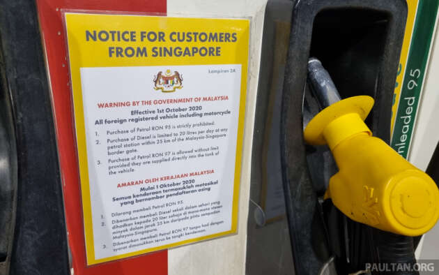 Driver seen fuelling up Singapore-registered car with RON 95 claims to be Malaysian – still against the rule