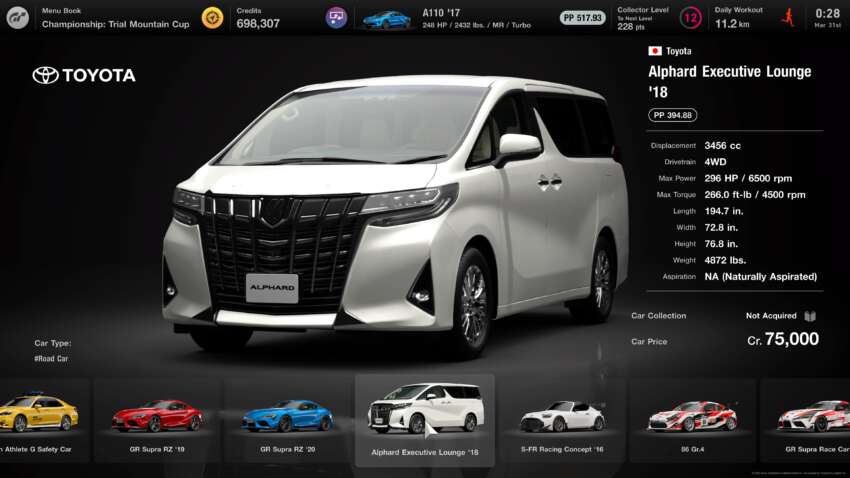 Toyota Alphard Exec Lounge comes to <em>Gran Turismo 7</em> 1596987