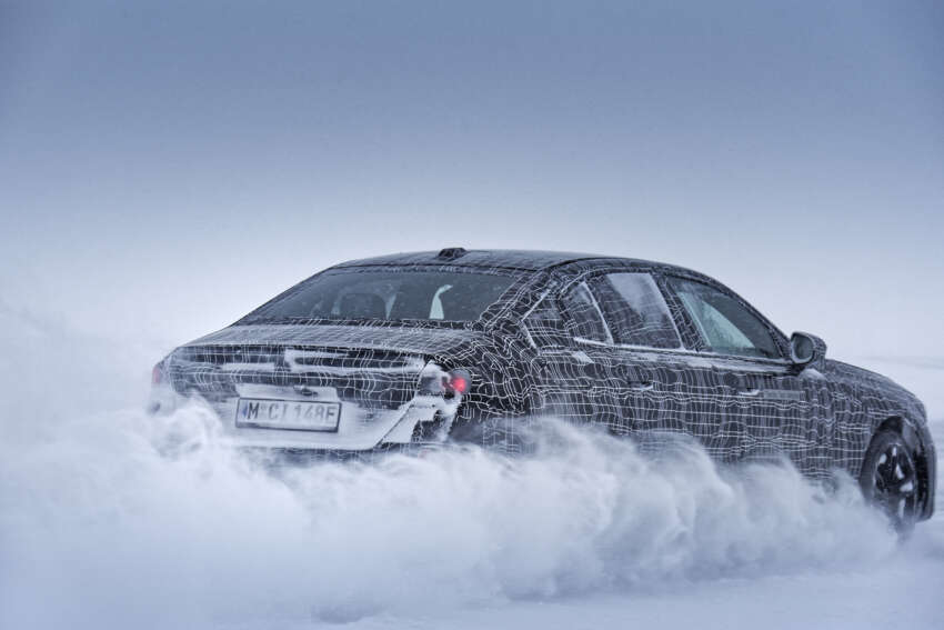BMW i5 – first ever electric 5 Series teased again during winter tests, completes 3,000 km icy road trip 1596244