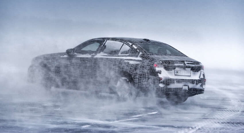 BMW i5 – first ever electric 5 Series teased again during winter tests, completes 3,000 km icy road trip 1596246