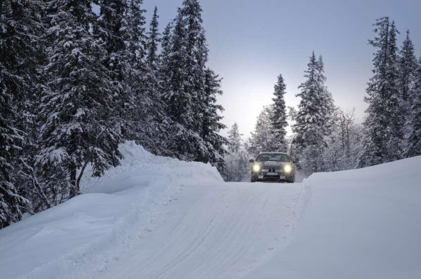 BMW i5 – first ever electric 5 Series teased again during winter tests, completes 3,000 km icy road trip 1596193