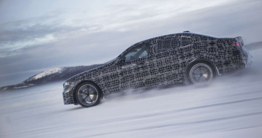 BMW i5 – first ever electric 5 Series teased again during winter tests, completes 3,000 km icy road trip 1596184