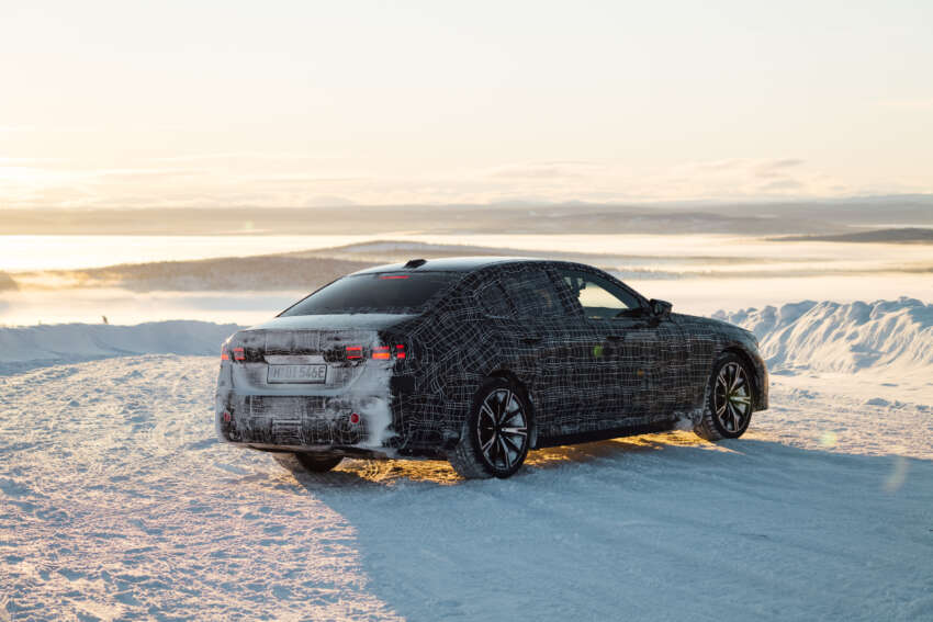 BMW i5 – first ever electric 5 Series teased again during winter tests, completes 3,000 km icy road trip 1596204