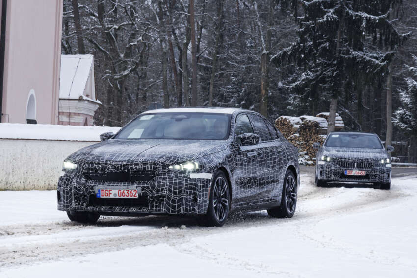 BMW i5 – first ever electric 5 Series teased again during winter tests, completes 3,000 km icy road trip 1596194