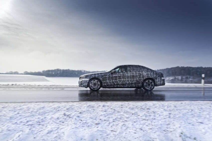 BMW i5 – first ever electric 5 Series teased again during winter tests, completes 3,000 km icy road trip 1596200