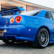 2000 R34 Nissan Skyline GT-R specified and driven by the late Paul Walker in <em>Fast & Furious</em> is up for auction