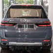 2023 BMW X7 facelift in Malaysia – CKD, six-seat SUV, mild hybrid; xDrive40i Pure Excellence from RM611k