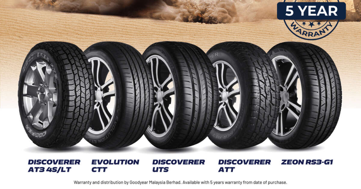 Cooper 轮胎现可在马来西亚的 Goodyear Autocare 分店购买 – 适用于汽车、4X4 和皮卡