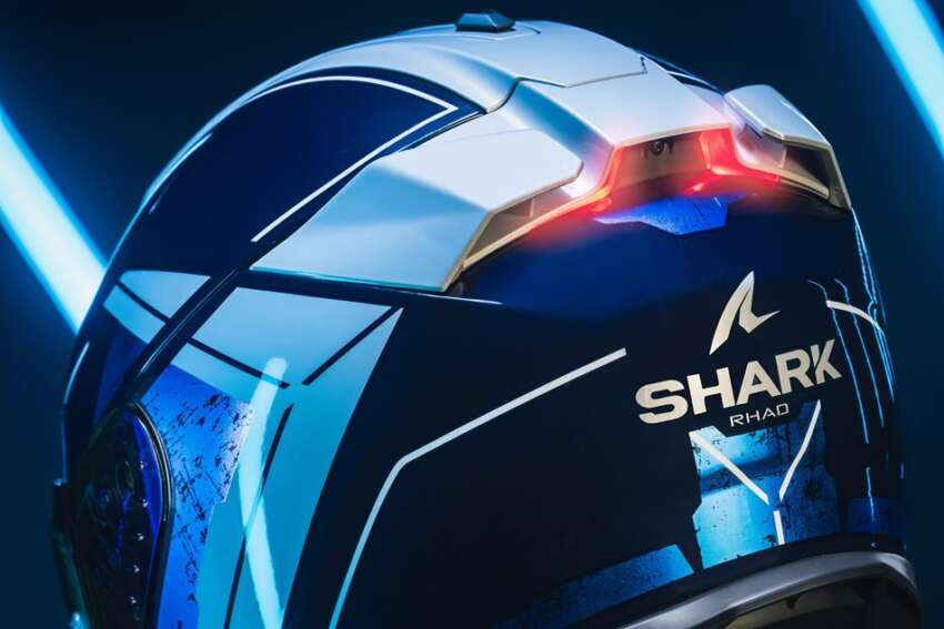 2023 Shark Skwal i3 helmet with integrated brake light, expected availability in Malaysia market by July 1600998