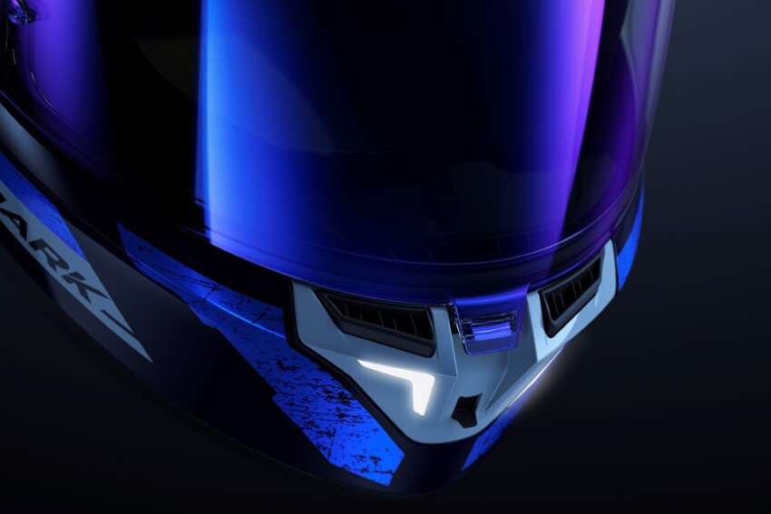 2023 Shark Skwal i3 helmet with integrated brake light, expected availability in Malaysia market by July 1600999