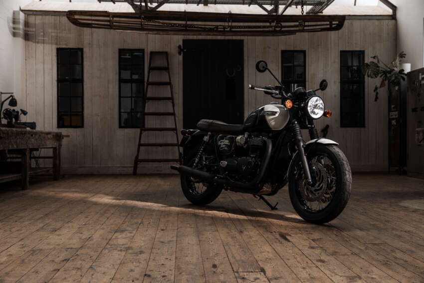 Triumph T120 Black edisi Distinguished Gentleman’s Ride diperkenal – hanya 250 unit untuk seluruh dunia 1600610