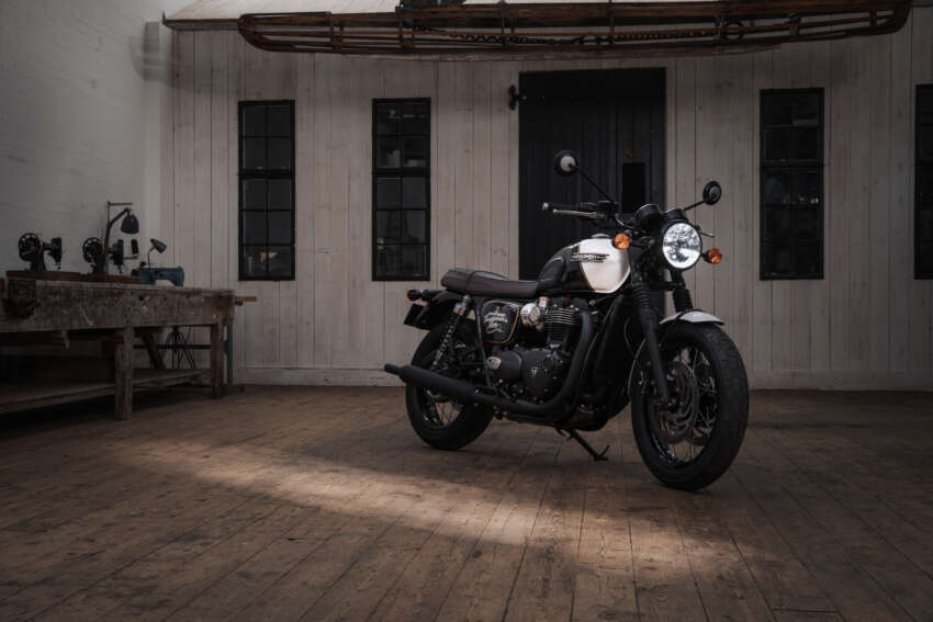 Triumph T120 Black edisi Distinguished Gentleman’s Ride diperkenal – hanya 250 unit untuk seluruh dunia 1600603