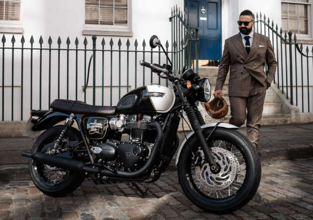 Triumph T120 Black edisi Distinguished Gentleman’s Ride diperkenal – hanya 250 unit untuk seluruh dunia
