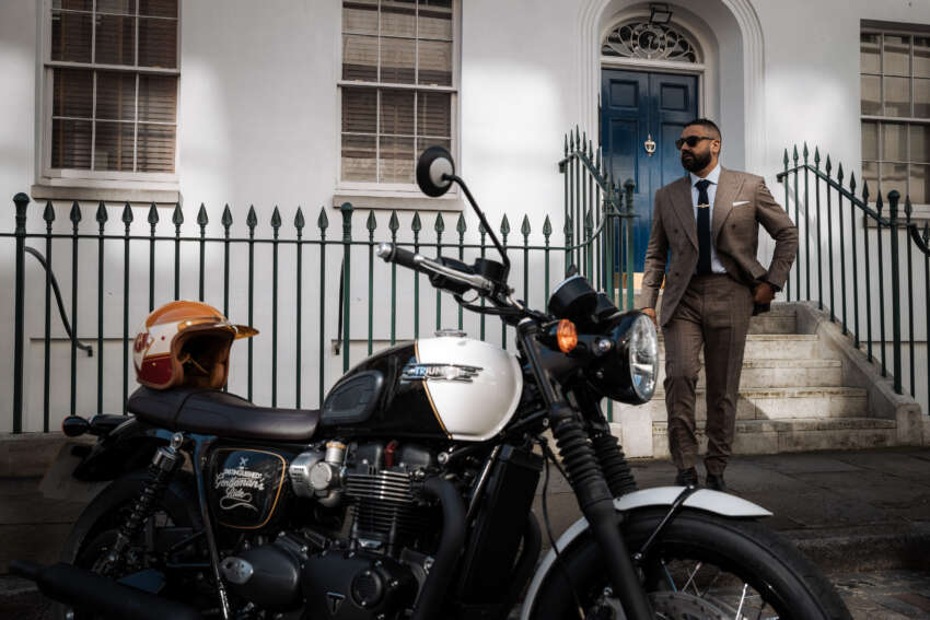 Triumph T120 Black edisi Distinguished Gentleman’s Ride diperkenal – hanya 250 unit untuk seluruh dunia 1600601