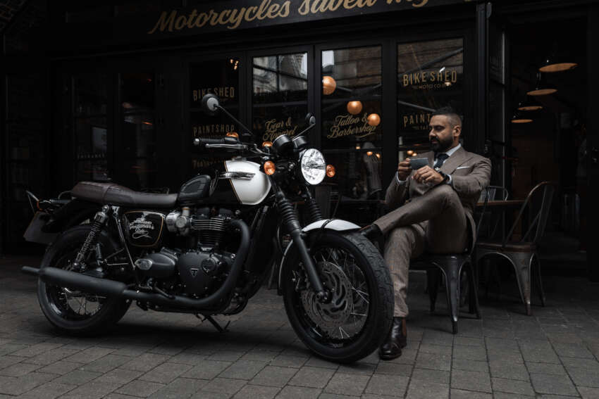 Triumph T120 Black edisi Distinguished Gentleman’s Ride diperkenal – hanya 250 unit untuk seluruh dunia 1600597