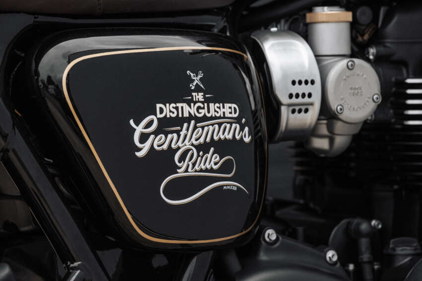 Triumph T120 Black Distinguished Gentleman’s Ride Limited Edition – only 250 units to be produced 1600044