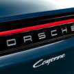 Porsche Cayenne E3 facelift CKD open for booking in Malaysia – adaptive cruise, Sport Chrono; fr RM600k