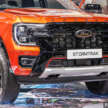 Bangkok 2023: Ford Ranger Stormtrak slots between Wildtrak, Raptor – 20′ rims, full screen meter, e-shifter