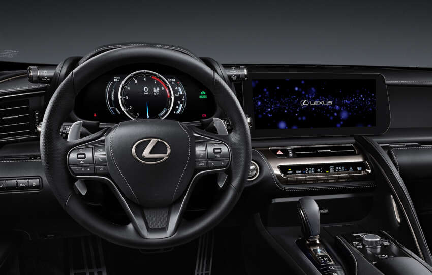 2024 Lexus LC swaps out touchpad for touchscreen – equipment, chassis updates; Ultimate Edition added 1602633