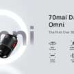 70mai Omni X200 360 degree rotating dashcam with 4G-connected remote surveillance now in Malaysia