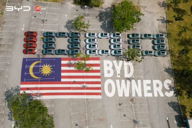 BYD sales reach 1,000 units in Malaysia in 100 days