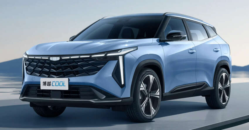 Geely Boyue Cool revealed in China – sized close to the Proton X70; 1.5T, 7DCT; Starburst Vision design 1599026