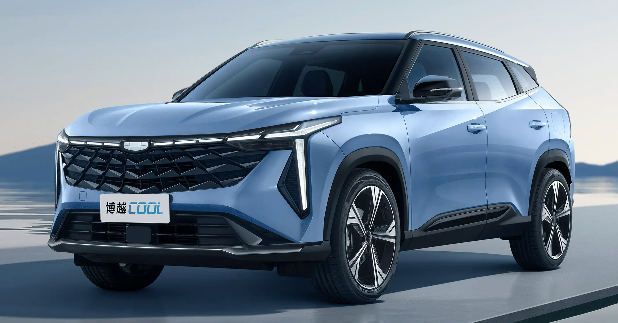 Geely Boyue Cool revealed in China - sized close to the Proton X70; 1.5T, 7DCT; Starburst Vision design - paultan.org