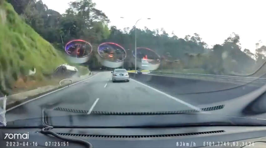 Honda Civic crashes on Genting Highlands road – be courteous to others, take the hard driving to the track 1604077