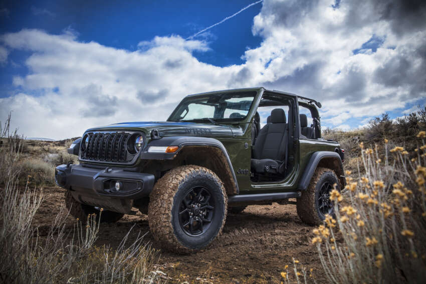 2024 Jeep Wrangler – improved off-roading capability, plus side curtain airbags, forward collision warning 1600414