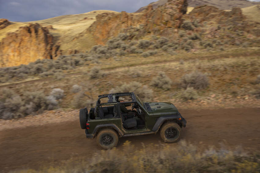 2024 Jeep Wrangler – improved off-roading capability, plus side curtain airbags, forward collision warning 1600429