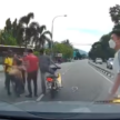 Boy dives into path of moving car, group of witnesses suddenly appear – get dashcam to foil possible scams