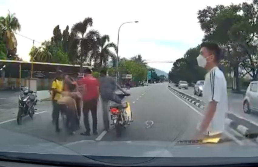 Boy dives into path of moving car, group of witnesses suddenly appear – get dashcam to foil possible scams 1601581