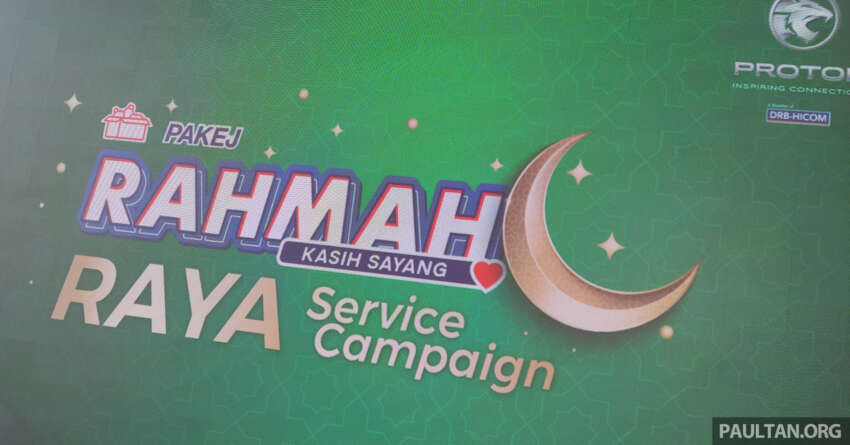 Proton Rahmah Hari Raya service campaign – free 40-point safety check, RM150 for service, until May 31 1602487
