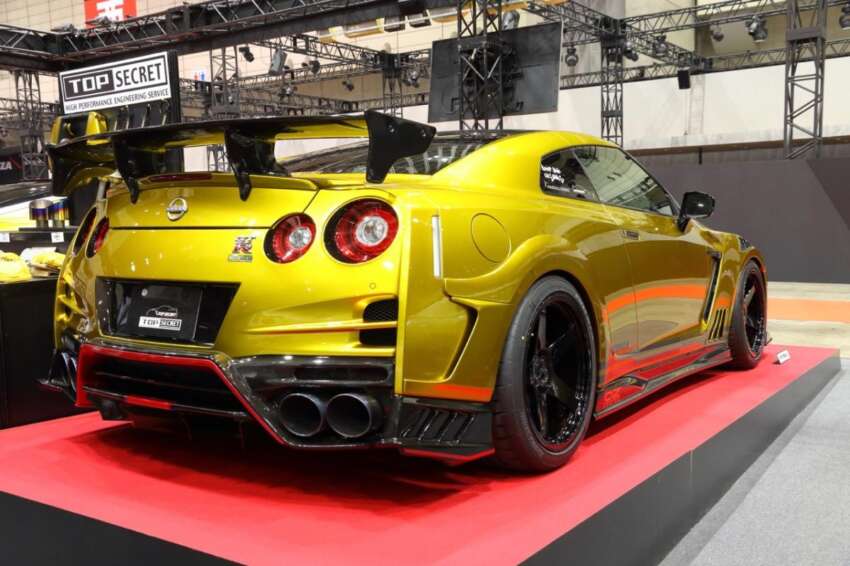 Nissan GT-R Top Secret TS R35GTR Gold sah akan ke Tokyo Auto Salon Kuala Lumpur 2023; 815 PS! 1605133
