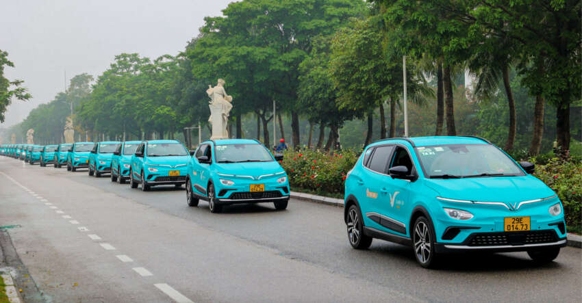 Green SM launches pure EV taxi service in Vietnam – 500 units of VinFast VF e34, 100 units of VF8 deployed 1604271