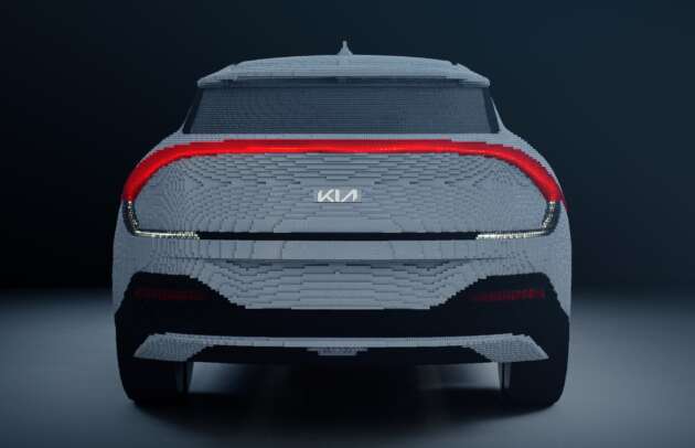 Kia EV6 recreated in Lego form for Milan Design Week – 350,000 bricks, 800 hours to build 1:1 scale model
