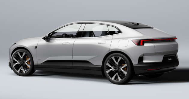 2024 Polestar 4 EV debuts - 102 kWh battery for up to 600 km range WLTP; quickest production model yet 2