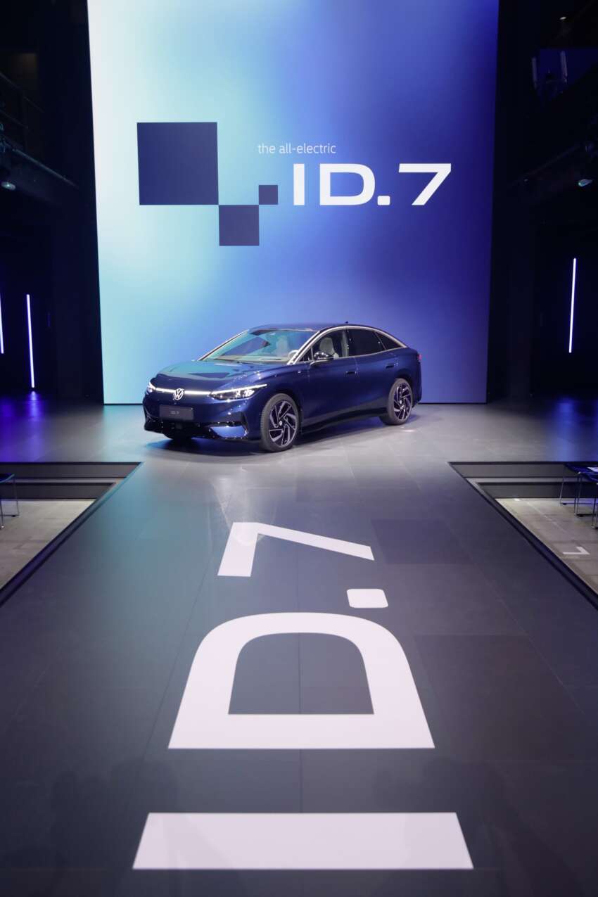 Volkswagen ID.7 EV flagship fastback with new-generation 286 PS drivetrain, up to 700 km range WLTP 1604708