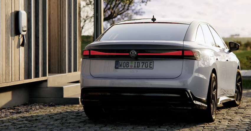Volkswagen ID.7 EV flagship fastback with new-generation 286 PS drivetrain, up to 700 km range WLTP 1604799