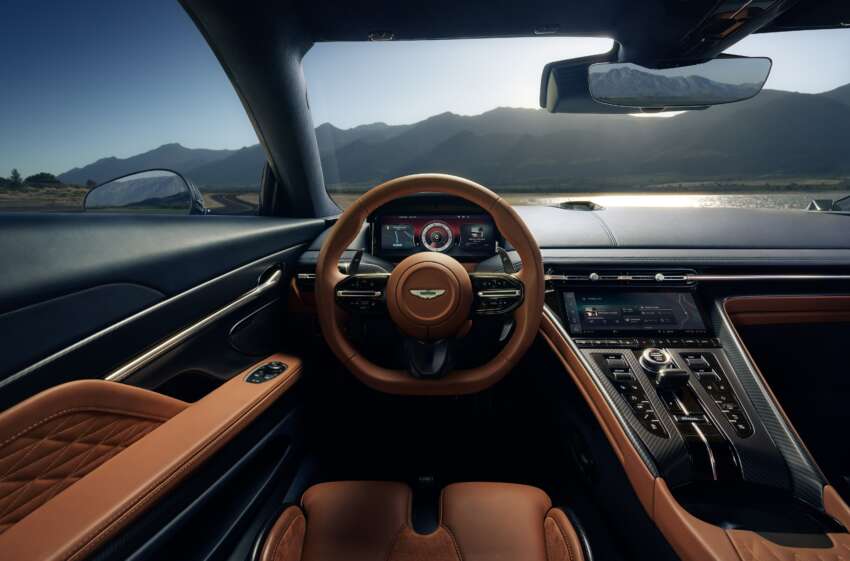 Aston Martin DB12 debuts – 680 PS/800 Nm V8, 0-96 km/h in 3.5s, 323 km/h; all-new in-house infotainment 1618564
